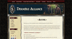 Desktop Screenshot of dernierealliance.com